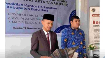 ATR/BPN Batu Bara Lantik Pejabat Pembuat Akta Tanah untuk Optimalisasi Pelayanan