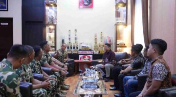 Perkuat Sinergi, Karutan Pangkalan Brandan Jalin Silaturahmi dengan Kunjungi Yonif 8 Marinir