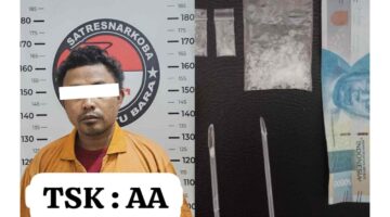 Polres Batu Bara Grebek Pengedar Narkoba di Kuala Gunung, Sita Sabu Siap Edar dan Uang Tunai