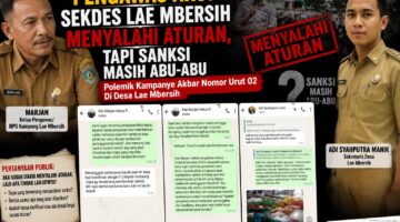 Kampanye Akbar Nomor 02 Berujung Sorotan, Sekdes Lae Mbersih Terancam Sanksi?
